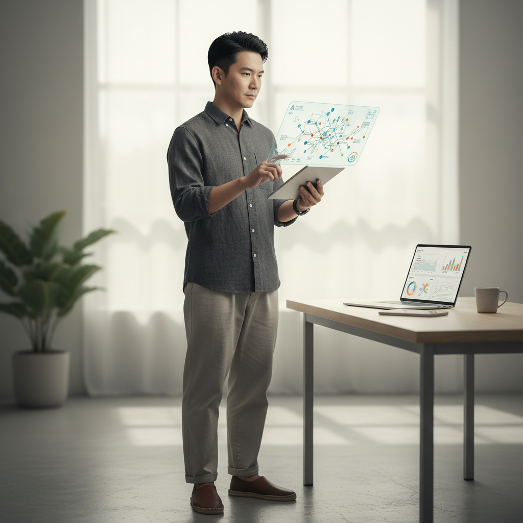 一人公司創業者利用 AI 工具提升營運效率